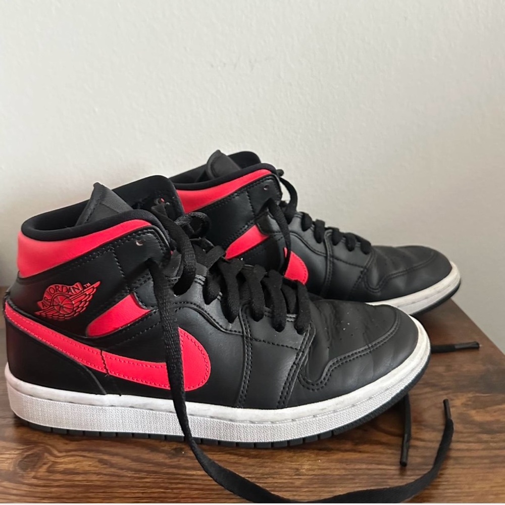Black and Pink Nike Sneakers